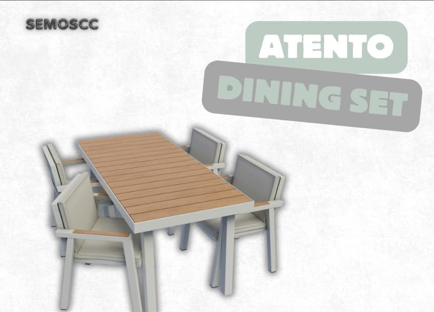 Скриншот мода Набор для столовой Atento Outdoor